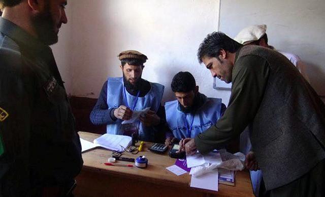 Voting process in Nooristan