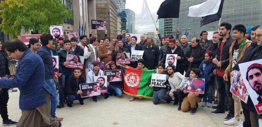 Belgium rally condemns killing of Raziq, Qahraman