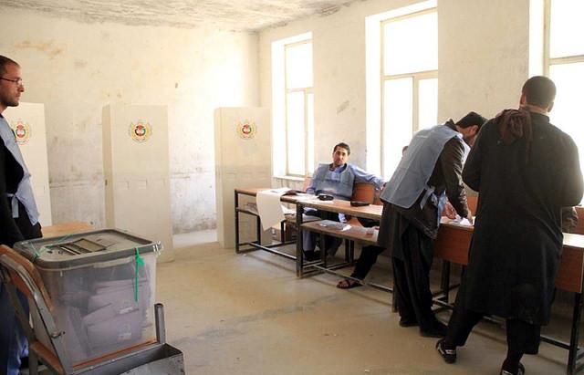 Paghman district polling center