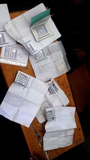Fraud captured during ballot