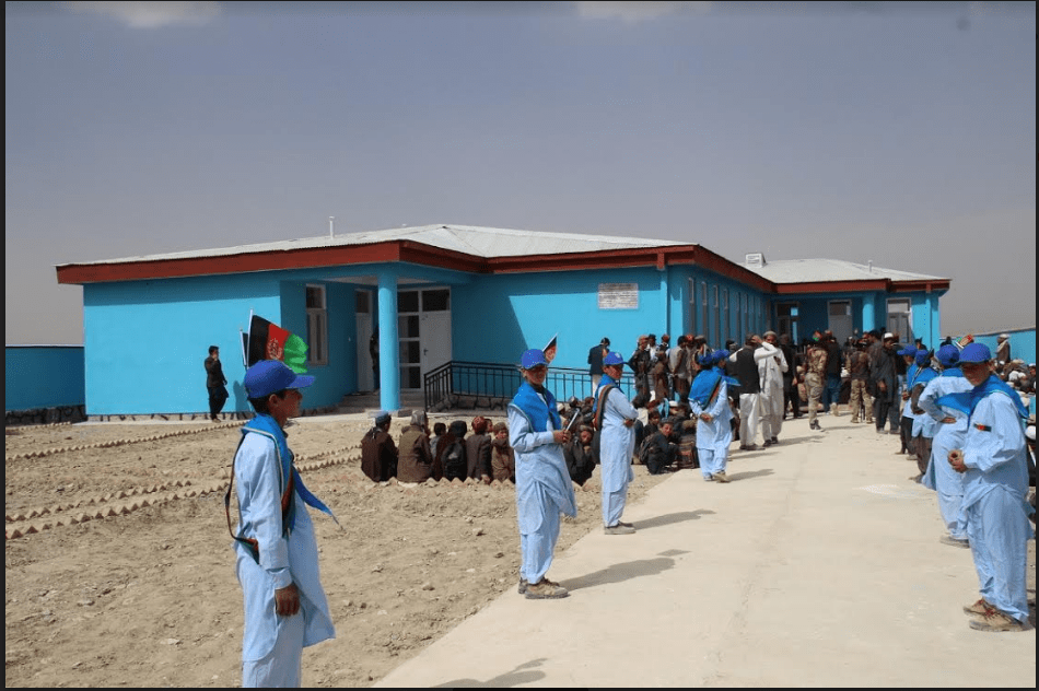 پکتیکا کې د نجونو يوه ښوونځي لپاره ودانۍ جوړه شوه