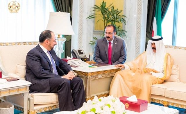 افغانستان خواهان همکاری کويت در توسعۀ اقتصادى و مبارزه با تروریزم شد