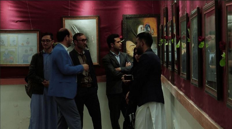 یک نمایشگاه آثار روانی در هرات گشایش یافت