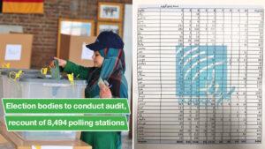 Election bodies to conduct audit, recount of 8,494 polling stations