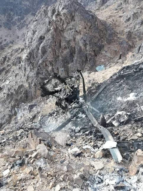 ١٥ جسد قربانیان سقوط هلیکوپتر  در فراه تا هنوز به خانواده های شان سپرده نشده اند