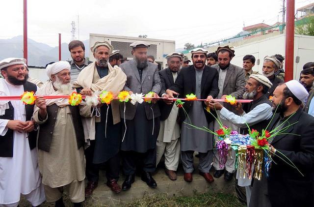Inauguration of an electricity project in Kunar Province