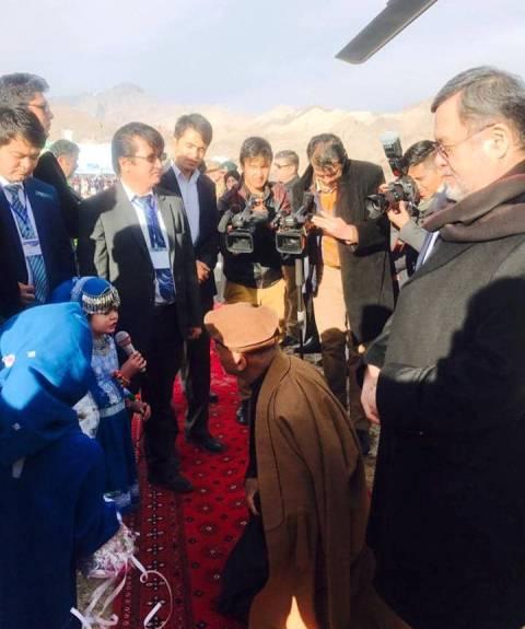 Ghani arrives in Daikundi to inaugurate development projects