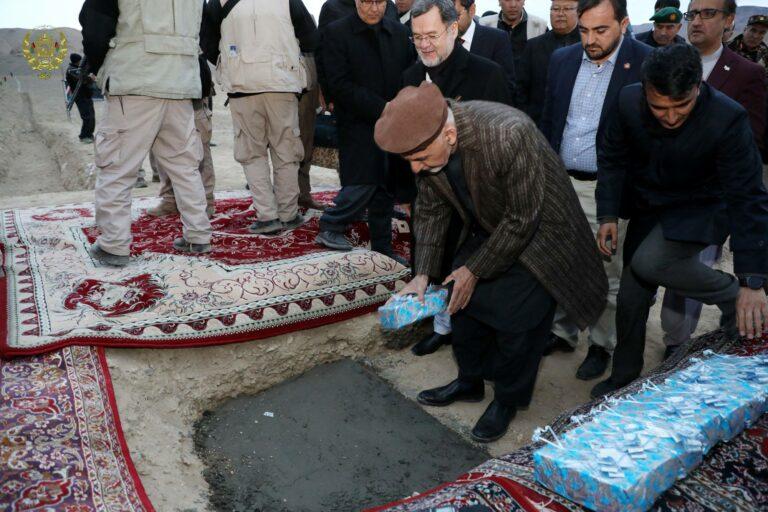 President Ghani inaugurates work on power projects in Bamyan