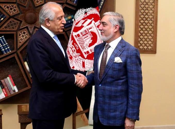 Rabbani, Abdullah meet US envoy for Afghan reconciliation