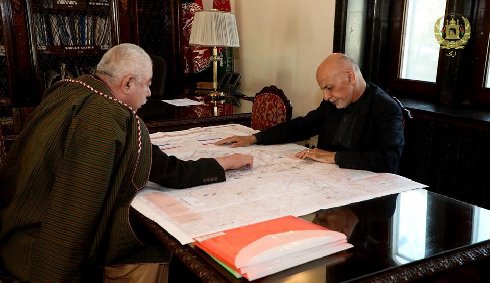 محمد اشرف غنی با جنرال دوستم،کابل