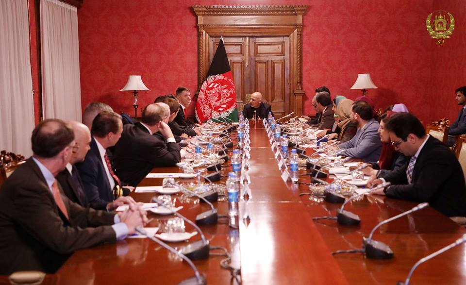 US lawmakers delegation call on president Ghani