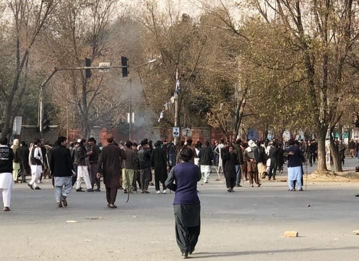 Police intervene as Kabul University students fight over Ghazni unrest