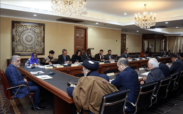 “به عودت‌کنند‌ه ها، بيجاشده ها و فاميلهای شهداى نيروهاى امنيتى زمين داده ميشود”