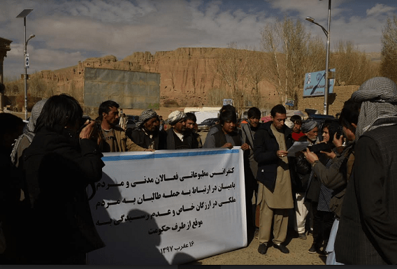 فعالان مدنی بامیان دولت را به همسویی با طالبان در ارزگان متهم کردند