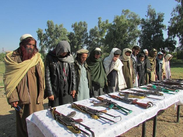 Dozens of IS, Taliban rebels surrender in Nangarhar