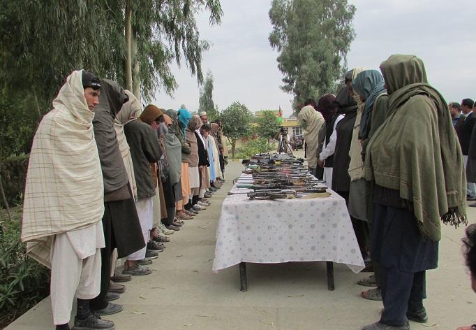 Commanders among 54 Taliban surrender in Nangarhar