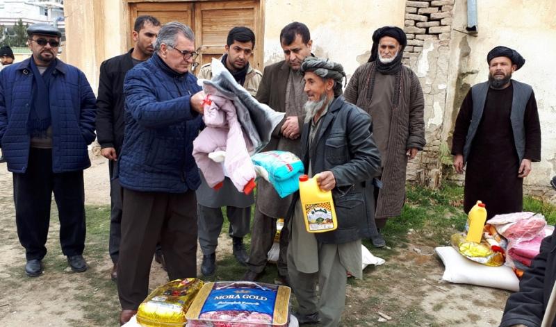 Donation for displaced families in Faryeb