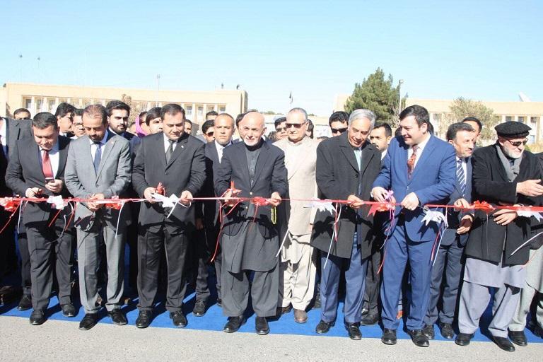 Ghani inaugurates Lapis Lazuli route, ring road in Herat