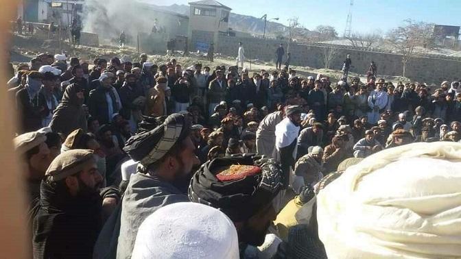 د پکتیکا اورګون کې د یوه دیني عالم د نیولو غبرګون کې لاریون وشو