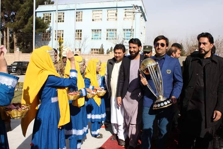 کپ جام جهانی کرکت مورد استقبال مردم هرات قرار گرفت