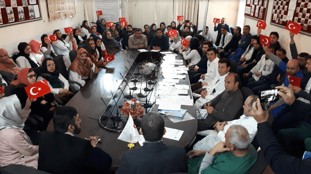 پرسونل شفاخانه افغان تُرک میمنه از ختم قرارداد همکاری موسسه تیکا ترکیه نگرانی کردند