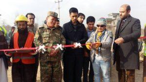 2 roads being asphalted, graveled in Aibak city