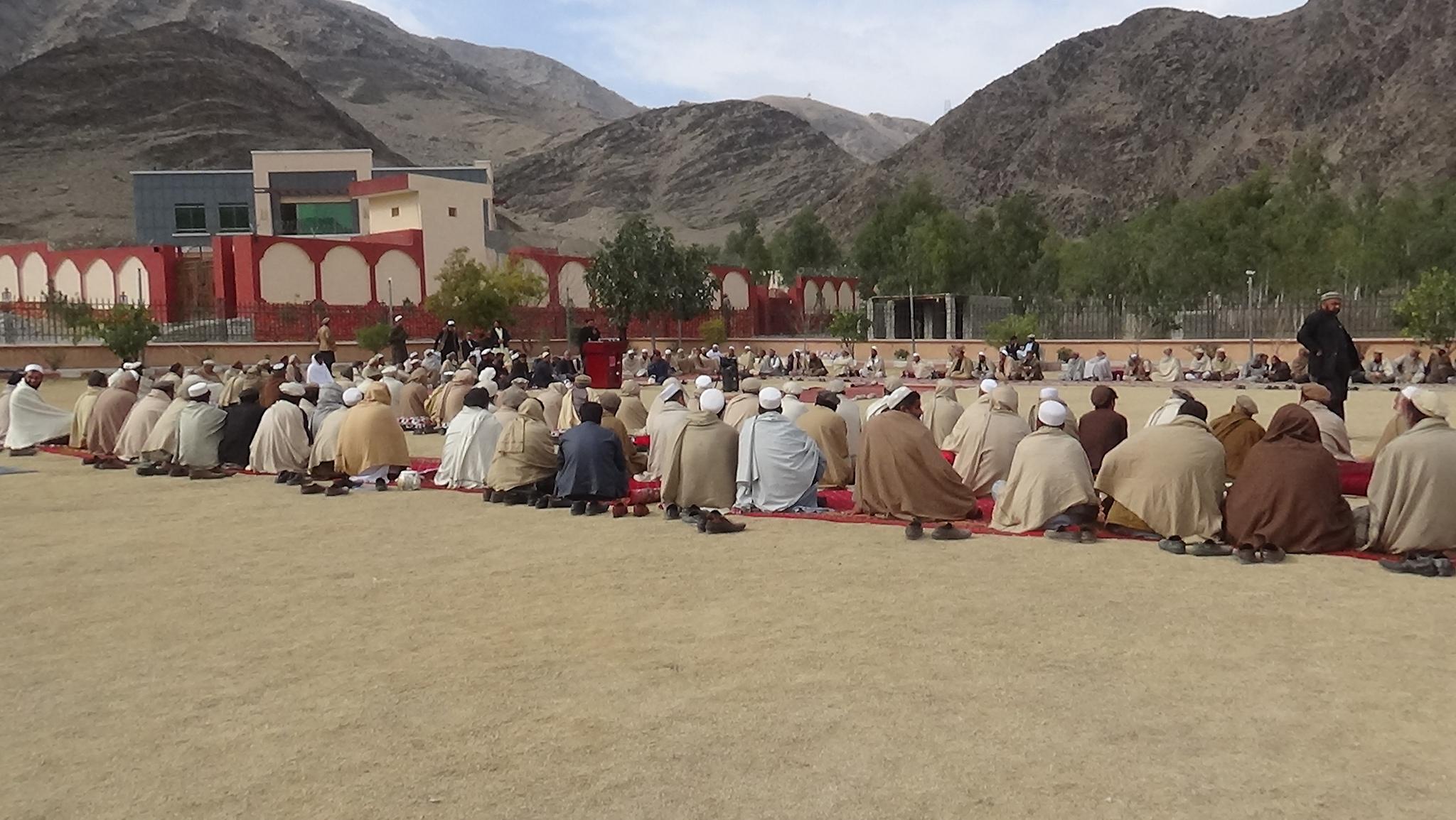 Pashton tribe people gathered in Nangarhar