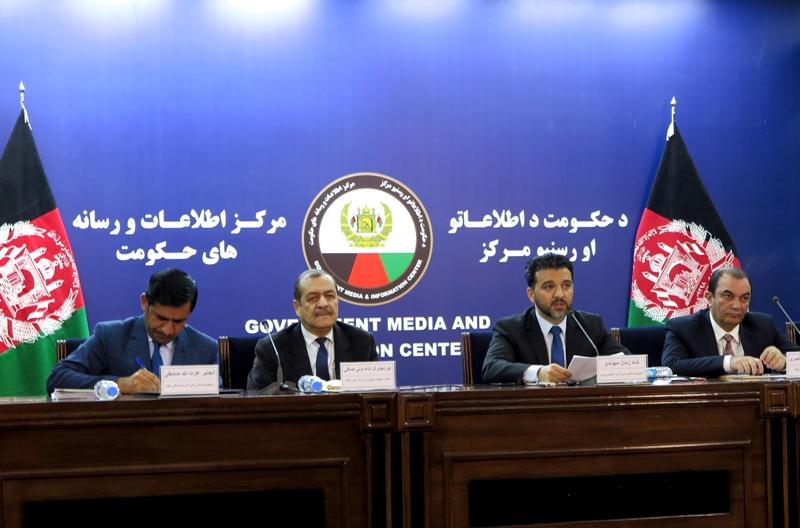 NEPA head Maiwand in a press conference