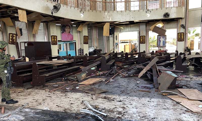 20 people killed, scores injured in Philippines Church blasts