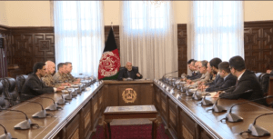 رئيس جمهور غنی و لوى درستيز امريکا در رابطه به پروسه صلح گفتگو کردند