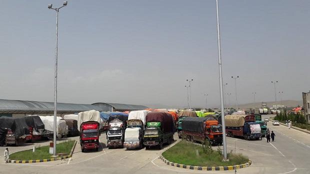Khost traders say their goods stopped since a month