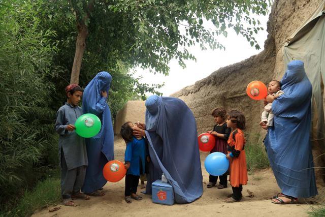 9.9m children being vaccinated against polio in Afghanistan