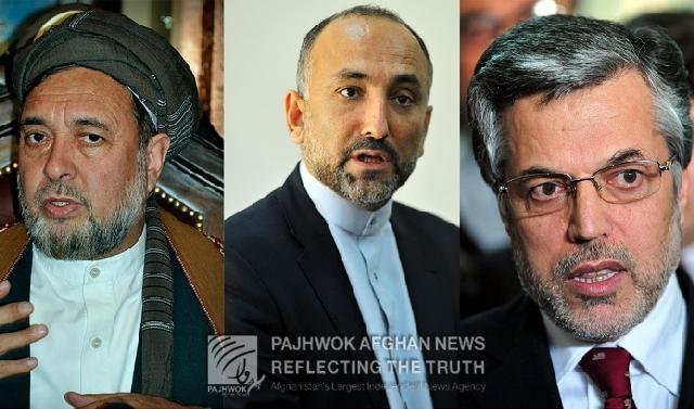 Atmar chooses Qanoni, Muhaqqiq as running mates