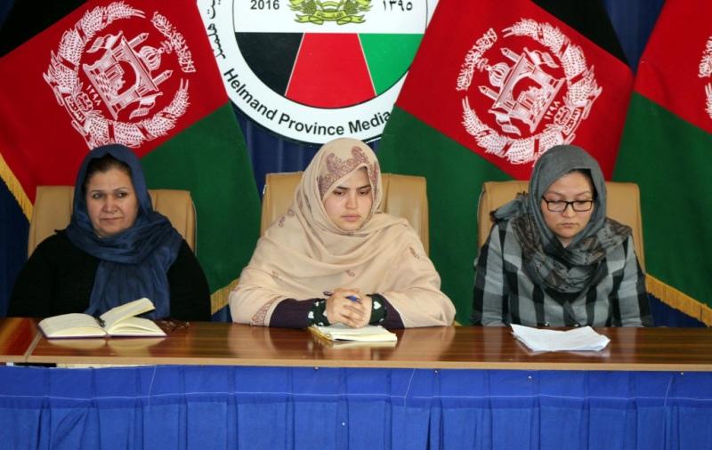 Helmand women, press conference
