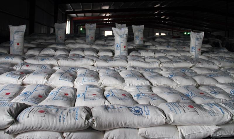 WFP flour warehouse