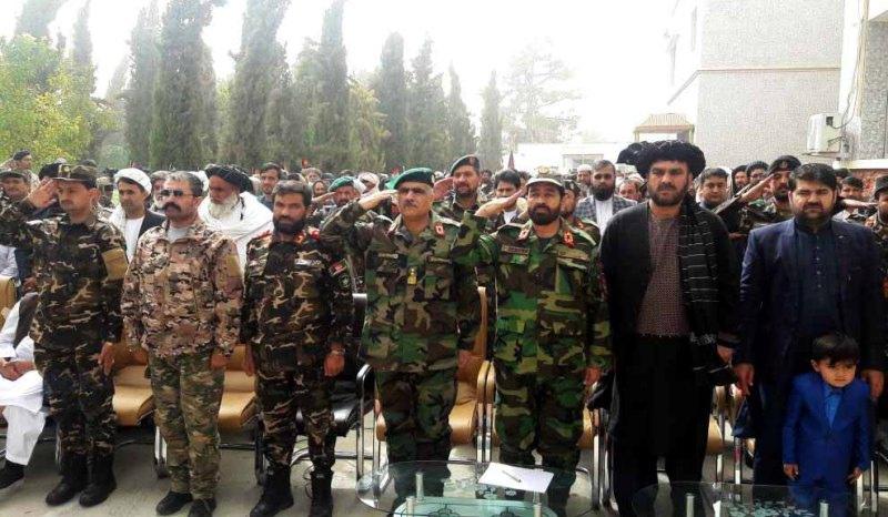 Security officials, personnel in Helmand