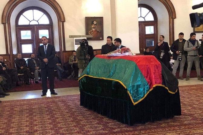 Funeral payers for Mujaddedi offered at Presidential Palace