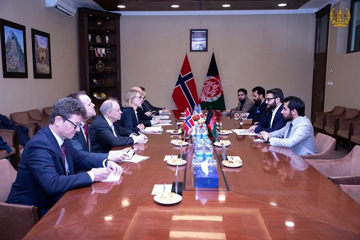 ناروی از همکاری در پروسۀ صلح افغانستان اطمینان داد