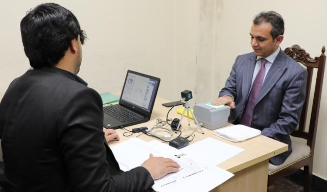 Civil service employees’ biometric registration launched