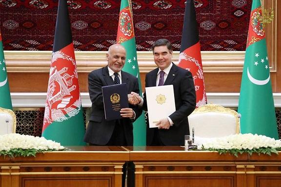معاهده مشارکت استراتیژیک میان افغانستان و ترکمنستان امضاء شد