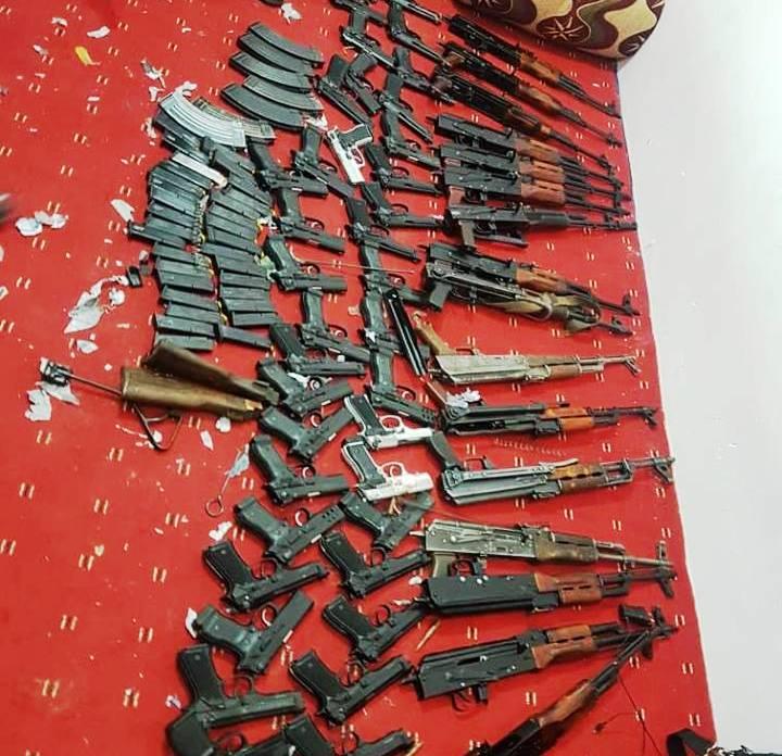 Kabul police seize more illegal guns, detain 4 persons