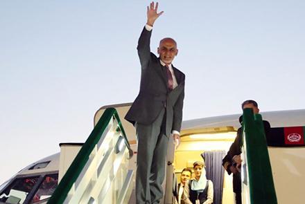 Ghani off to Germany for security conference