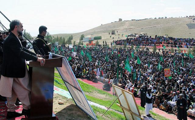 People gathering in Herat