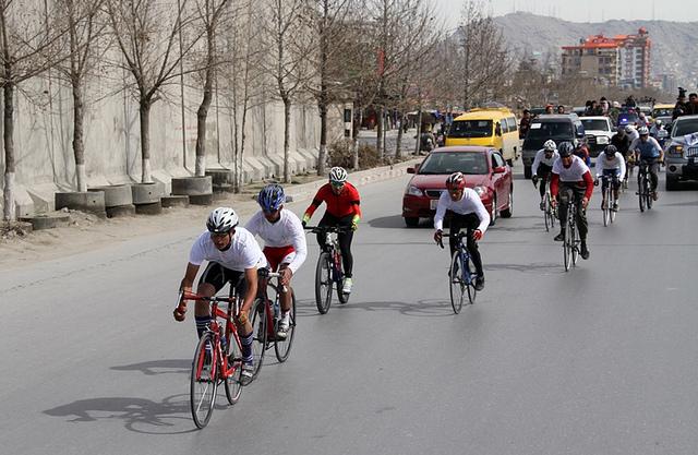 Cycling race in Kabul