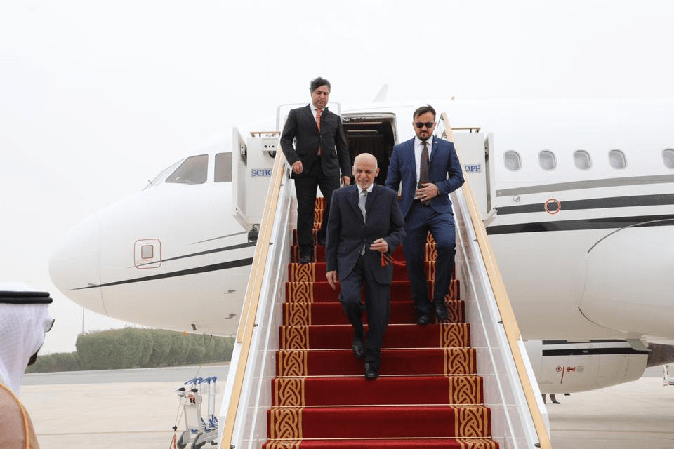 Ghani off to UAE on official visit