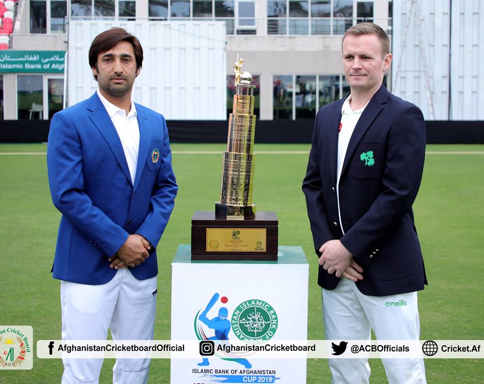 Afghanistan-Ireland only Test trophy unveiled in Dehradun