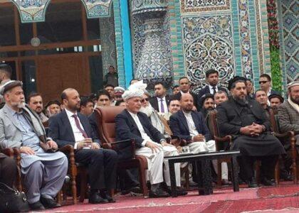 President in attendance as Flag-hoisting ceremony held in Mazar-i-Sharif