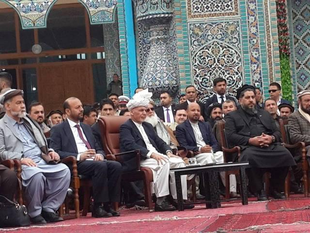 President in attendance as Flag-hoisting ceremony held in Mazar-i-Sharif