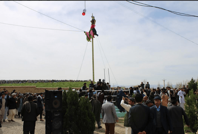 جهنده روضۀ “امام یحيی” در سرپل برافراشته شد