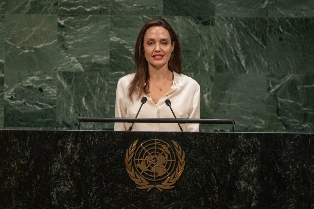 Angelina Jolie warns against ignoring Afghan women in peace talks